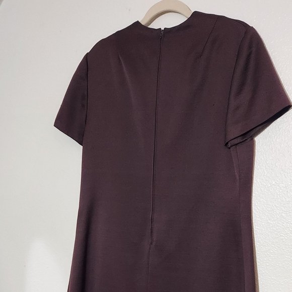 Vintage Uschi Modell Mod Shift Dress with Bead Embroidery Size 46 - Picture 4 of 7